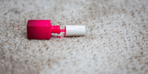 nail polish stain on carpet- sk carpet cleaning service